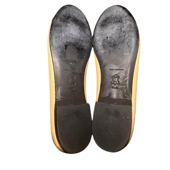Tory Burch Tan and Black Round Toe Ballet Flat (Womens 8.5) - Picture 8 of 10